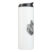 Holzofen-Schwarzbär Thermosbecher (Nach links gedreht)