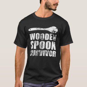 Holzofenlöffel Survivor Funny Italienisches Gesch T-Shirt