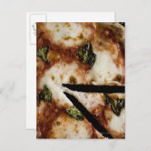 Holzofenpizza Postkarte (Vorne/Hinten)