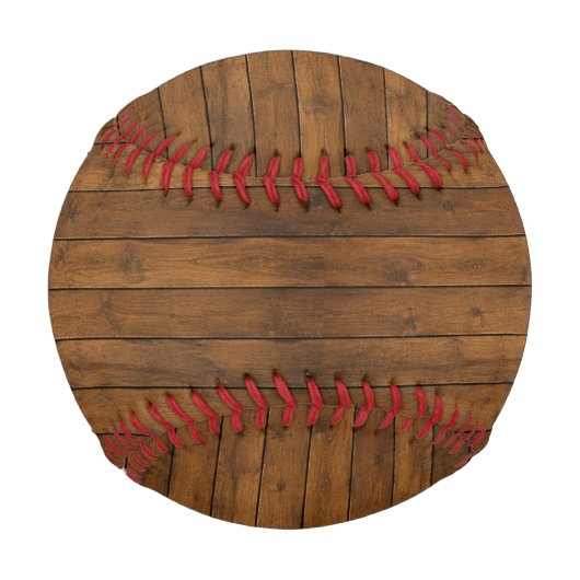 Holzoptik Baseball (Vorderseite)