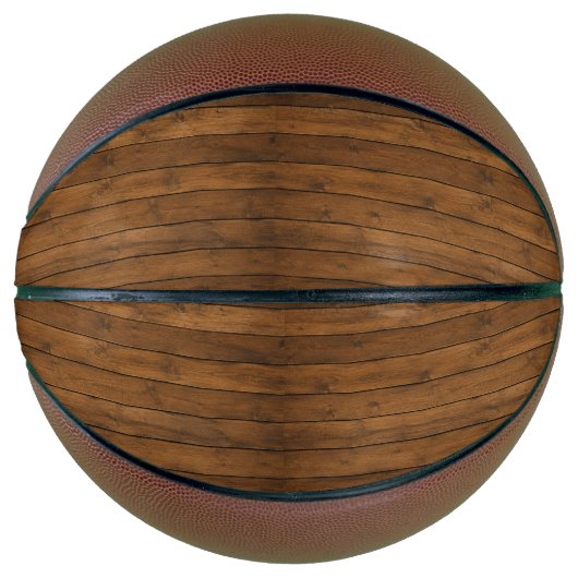 Holzoptik Basketball (Vorderseite)