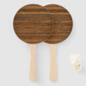 Holzoptik Fächer (Vorne und Hinten)