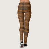 Holzoptik Leggings (Rückseite)