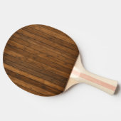 Holzoptik Tischtennis Schläger (Seitenansicht)