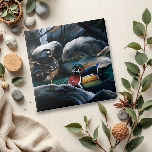 Holzosen-Teich Fliese