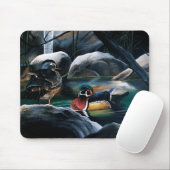 Holzosen-Teich Mousepad (Mit Mouse)