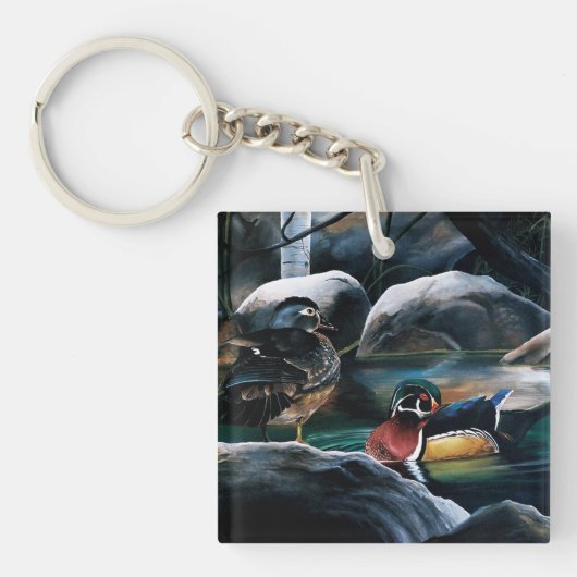 Holzosen-Teich Schlüsselanhänger (Vorderseite)