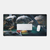 Holzosen-Teich Schreibtischunterlage (Tastatur & Maus)