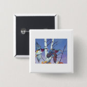 Holzosenflug Extravagant Button (Vorne & Hinten)