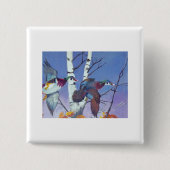 Holzosenflug Extravagant Button (Vorderseite)