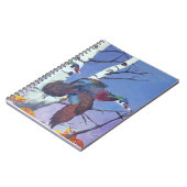 Holzosenflug Extravagant Notizblock (Linke Seite)