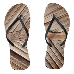 Holzpaneele Badesandalen