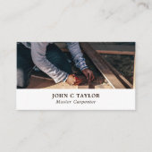Holzpaneele, Tischlerei, Tischler Visitenkarte (Vorderseite)