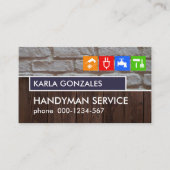 Holzpaneelenhersteller Visitenkarte (Vorderseite)