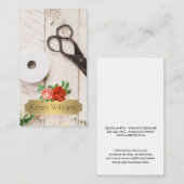 Holzpanels | Florist Shears Visitenkarte (Vorne/Hinten)