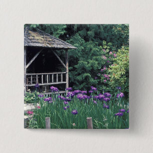 Holzpavillon im Sunken Garden in Button