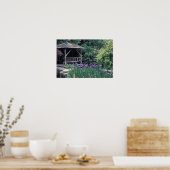 Holzpavillon im Sunkengarten im Poster (Küche)