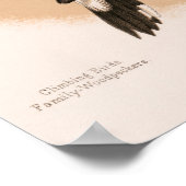 Holzpfäcker 1874 restaurierter Lithograph Poster (Ecke)