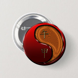 Holzpferd Button