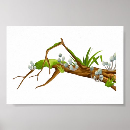 Holzpfosten Poster (Vorne)