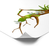 Holzpfosten Poster (Ecke)