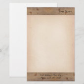 Holzplanen Briefpapier (Vorne/Hinten)