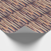 Holzplanen Geschenkpapier (Ecke)