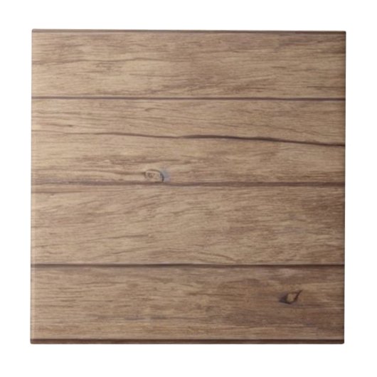 Holzplanen gestalten braune Keramik Fliese (Vorderseite)