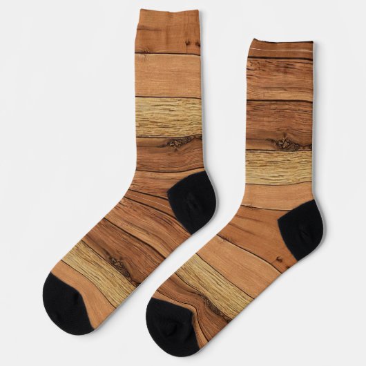 Holzplanen Socken (Linkes Detail)