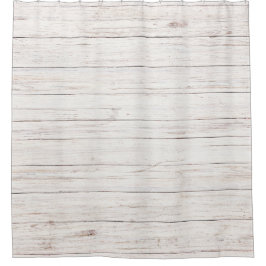 Holzplanken Duschvorhang