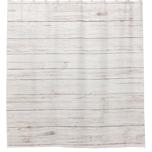 Holzplanken Duschvorhang (Vorderseite)