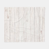 Holzplanken Fleecedecke (Vorderseite (Horizontal))