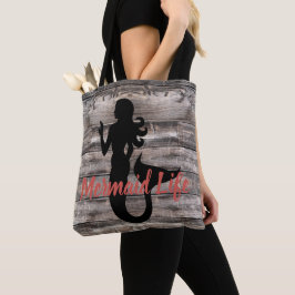 HOLZPLANKS Silhouette meraid | Tasche