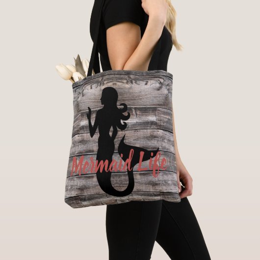 HOLZPLANKS Silhouette meraid | Tasche (Von Nahem)