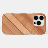 Holzplanmuster Case-Mate iPhone Hülle (Rückseite (Horizontal))