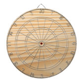 Holzplanmuster Dartscheibe (vorne)
