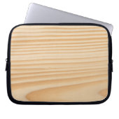 Holzplanmuster Laptopschutzhülle (Vorderseite)