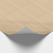 Holzplantränenmuster Geschenkpapier (Ecke)