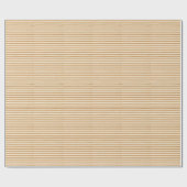 Holzplantränenmuster Geschenkpapier (Flach)