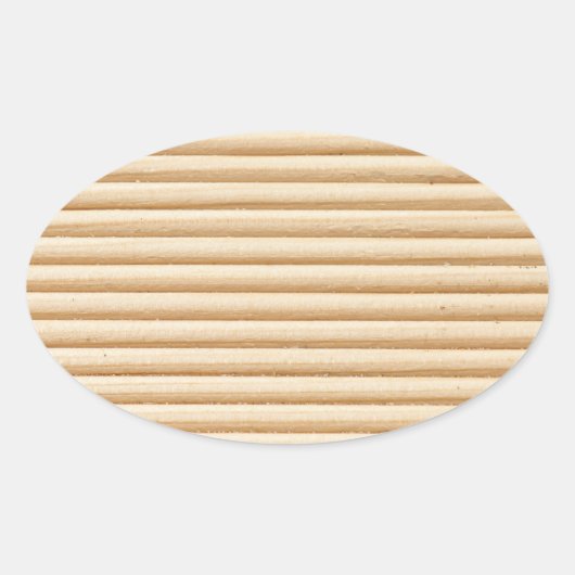 Holzplantränenmuster Ovaler Aufkleber (Vorderseite)