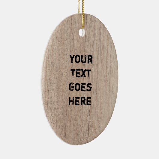 Holzplatine als gestörte Textvorlage Keramik Ornament (Rechts)