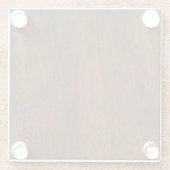 Holzplatte Schlichte Textur Lumber Glasuntersetzer (Rückseite)