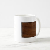 Holzplatte Schlichte Textur Lumber Kaffeetasse (VorderseiteRechts)