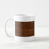 Holzplatte Schlichte Textur Lumber Kaffeetasse (Links)