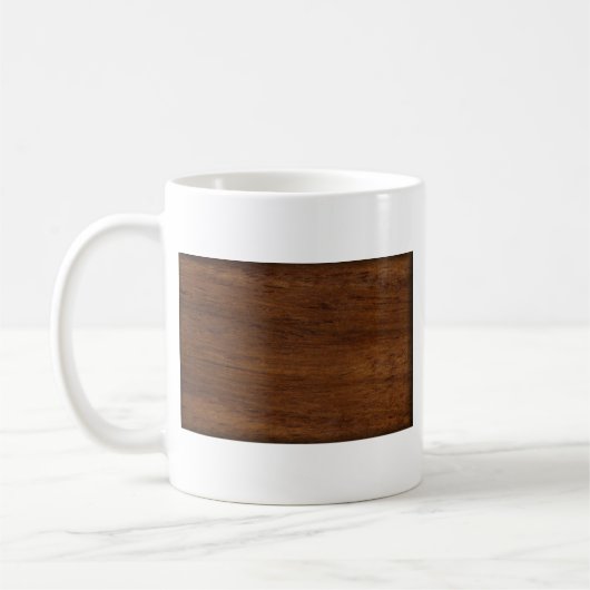 Holzplatte Schlichte Textur Lumber Kaffeetasse (Links)