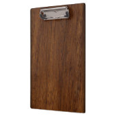 Holzplatte Schlichte Textur Lumber Klemmbrett (Links)