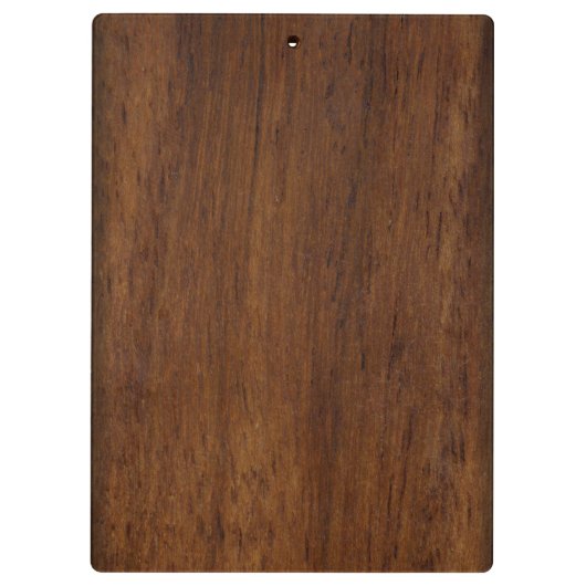 Holzplatte Schlichte Textur Lumber Klemmbrett (Rückseite)