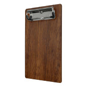 Holzplatte Schlichte Textur Lumber Mini Klemmbrett (Gewinkelt2)