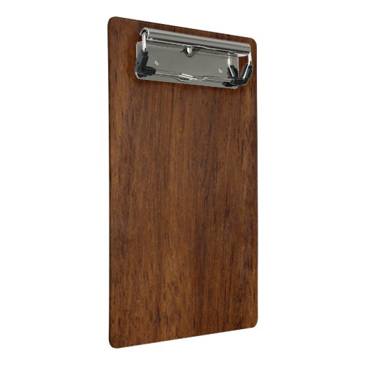 Holzplatte Schlichte Textur Lumber Mini Klemmbrett (Schrägansicht)