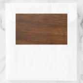 Holzplatte Schlichte Textur Lumber Rechteckiger Aufkleber (Tasche)